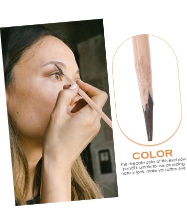 FOYTOKI Pencil Brow Pen Portable Brow Pencil Eye Brow Pencil Wood Brow Pencil Coffee Wooden - Buy Online on GoSupps.com