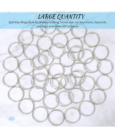 PAXCOO 200Pcs Split Key Rings Bulk for Keychain and Crafts  1 inch (25mm) - Buy Online on GoSupps.com