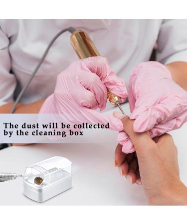 Andibro 2 In 1 Nail Drill Bits Holder 30 Holes Dustproof Nail Bits Organizer Nail Drill Bits Cleaning Brush Case Dustproof Nail Art Drill Bits Stand Display Storage Box Cleaner Manicure Tools(White) - Buy Online on GoSupps.com