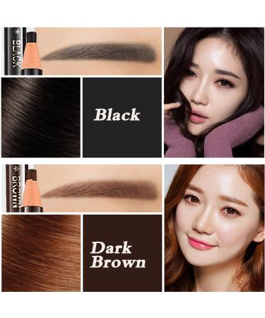 5pcs Peel-Off Eyebrow Pencil Set - 5 Colors for Makeup Cosmetics Tool - Buy Online on GoSupps.com
