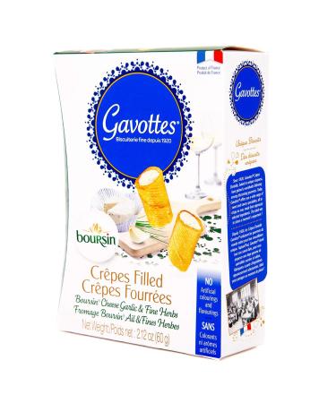 Gavottes Cracker Boursin Cheese Filled - 2.12 Ounce (Pack of 1) - Buy Online on GoSupps.com