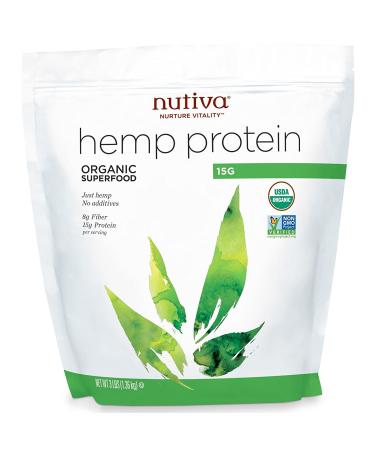 Nutiva Hemp Protein 15g 3 lb ( 2-Pack)