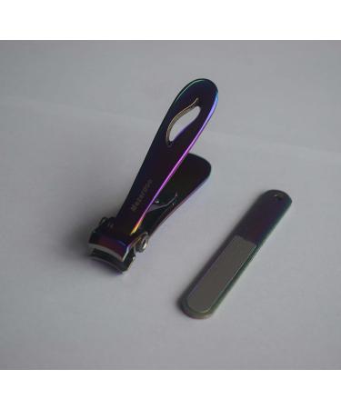 Nail Clippers for Thick Nails Wide Jaw Opening Toenail Clippers Large Stainless Steel Nail Clipper Set with Nail File Toe Nail Clipper for Men Women and Pets Multi Color Clipper-multicolor - Buy Online on GoSupps.com