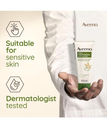 Aveeno Daily Moist Lotion 100ml - Buy Online on GoSupps.com