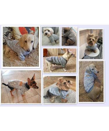 Idepet Pet Sweater - Warm Fleece Dog & Cat Coat for Small Medium Large Pets - Pink & Gray Options - Buy Online on GoSupps.com