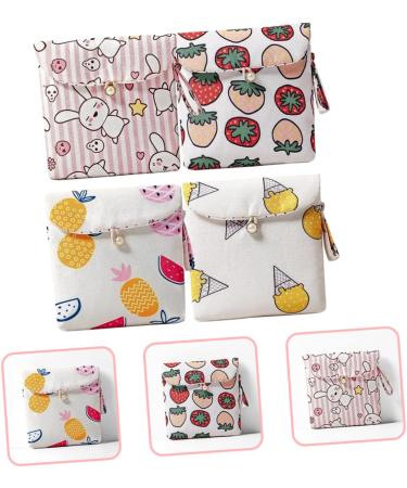 Shop Gleavi 4-Piece Women s Bandages & Practical Cartoon Travel Organizer - Napkin Makeup & Tampon Bag - Perfect for International Shipping! - Buy Online on GoSupps.com