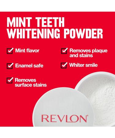 Revlon Teeth Whitening Powder - Effective Stain Removal & Brightening | Fast International Shipping - Buy Online on GoSupps.com