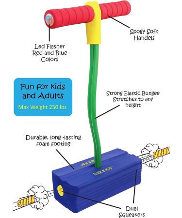 Click N Play Foam Pogo Jumper for Kids - Safe and Durable Pogo Stick for Toddlers| Supports up to 250lbs - Buy Online on GoSupps.com