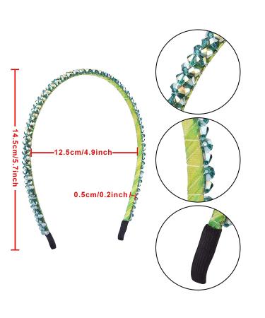 DuuFin 10-Piece Rhinestone Headbands for Girls | Sparkly Crystal Hair Accessories - Buy Online on GoSupps.com