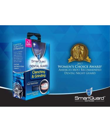 SmartGuard Elite Night Guard Set - Dentist's Choice for Teeth Clenching & Grinding (Bruxism) - 2 Guards, 1 Cleaning Case - Personal Comfort Fit - Covers Upper Front Teeth - Buy Online on GoSupps.com