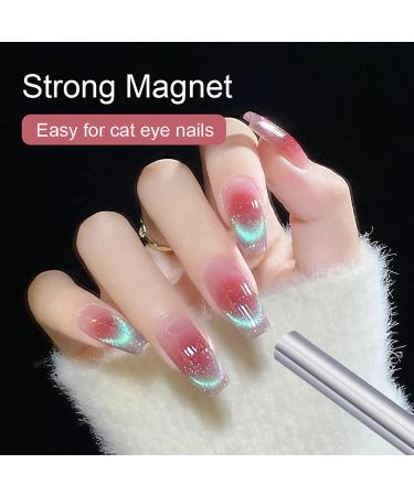 Buy Double-Ended Cat Eye Magnet Tool - Strong Nail Magnet for Gel Polish | 1 Piece 5.9 Inch - Buy Online on GoSupps.com