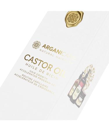 ARGANICARE | Shampoo + Mask + Castor Serum | Growth Accelerator | Soothes Scalp | Nourishes and Strengthens Scalp | Strong and Shiny Hair | 400ML + 500ML + 100ML - Buy Online on GoSupps.com