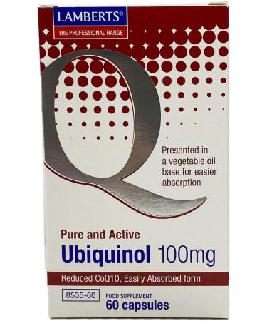 Buy Lamberts Ubiquinol 100mg - Coenzyme Q10 Softgels - 60 Count | Fast International Shipping - Buy Online on GoSupps.com