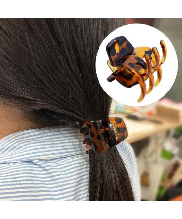 Buy Txer Success 12-Piece Hair Clip Set - Plastic Hair Claw Clips in 2 Sizes for Women & Girls - Stylish Brown Hair Accessories - Buy Online on GoSupps.com