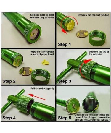 DIY Alloy Rotary Mold Tools Set | Soft Clay Gun Extruder with 20 Tips | Cake Sculpture Decorating Tool Set - Buy Online on GoSupps.com