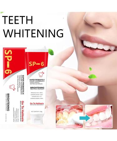 Sp6 Probiotic Toothpaste - Ultra Whitening & Fresh Breath - Deep Cleaning Care (1pcs) - Shop Internationally - Buy Online on GoSupps.com