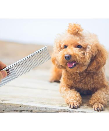 Andiker Stainless Steel Dog Comb Pet Grooming Brush Grooming Tools for Small Large Medium Animals Cats Horses (S) S (Pack of 1) - Buy Online on GoSupps.com