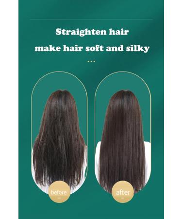 Hair Straightener Brush with 31 Temp Settings Ionic Ceramic Hot Comb LCD Display Curling Comb (Green) for Effortless Styling - Buy Online on GoSupps.com