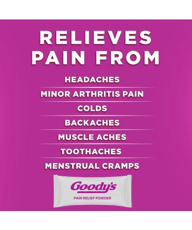 Goody's Pain Relief Powders Extra Strength Headache Powder Mixed Fruit Blast 24 ct (Pack of 1) 24 Count (Pack of 1) Mixed Fruit Powders - Buy Online on GoSupps.com