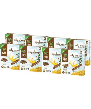 Love Child Organics Oaty Chomps Banana + Chocolate + Kale Snack Bars 138 g (Pack of 8) Gluten Free Fair Trade by Nature's Path - Buy Online on GoSupps.com