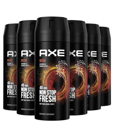 AXE Musk Deodorant Body Spray (150ml) (Pack of 6)