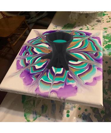 Flow Painting Basin - Portable 7-Leg Color Casting Cup for DIY Art & Creative Projects - Buy Online on GoSupps.com