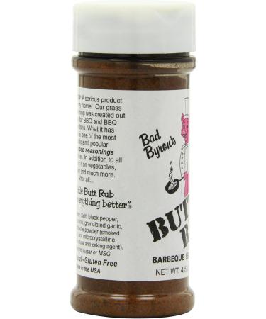 Bad Byrons Butt Rub Barbeque Seasoning 128g Tub - Authentic BBQ Flavor for Grilling & Smoking - Buy Online on GoSupps.com
