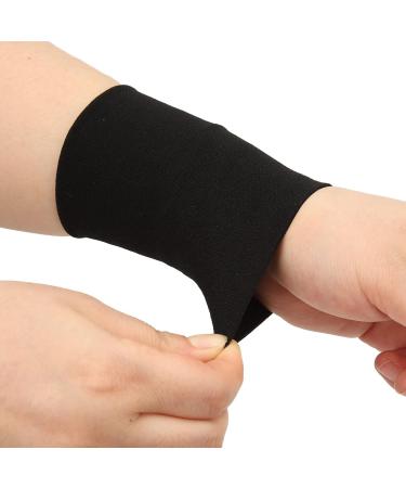 Compression Wrist Brace - Pain Relief Support Sleeve for Tendonitis Carpal Tunnel & Arthritis - Soft Breathable & Skin-Friendly - 1 Pair - Black - Buy Online on GoSupps.com