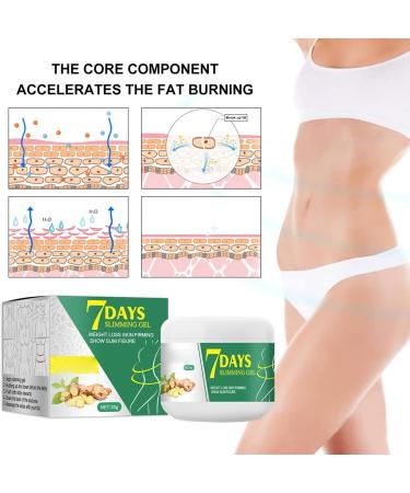 7 Day Ginger Slimming Cream - Fast Fat Burning Cream for Abdomen Thighs & Buttocks | Ideal Gift for Cellulite & Health Care - Buy Online on GoSupps.com