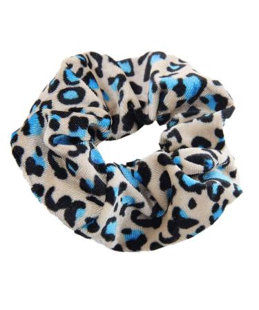 12 Pack Women's Leopard Print Hair Scrunchies - Cheetah & Leopard Hair Ties Set - Elastic Ponytail Holders - Velvet & Chiffon Styles - Buy Online on GoSupps.com