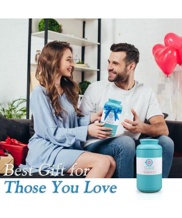 TETWIN Blooming Tea 12 Varieties Gift Canister - Hand-Tied Flowering Tea with White Tea Leaves and Edible Flowers (12 Count) - Buy Online on GoSupps.com