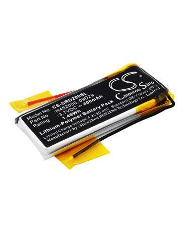 NCNDB Battery Replacement for Cardo 09D29 H452050 Q2 Q2 pro Rider Solo Rider TeamSet Pro Scala Rider TeamSet 400mAh