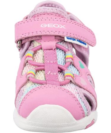 Geox Baby Girl's Pink Multicolour Sandal - Size 7.5 UK | Breathable & Stylish - Buy Online on GoSupps.com