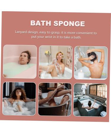 Buy Housoutil 6 Pcs Bath Sponge Set for Back Cleaning & Scrubbing - Ideal for Adults & Kids - Soft Low Stretch Yarn Shower Sponges - Buy Online on GoSupps.com