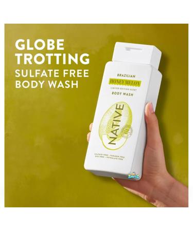 Native - Passport Limited Edition Global Flavors Sulfate-Free Body Wash - Brazilian Honey Melon - 18 fl oz - Pack Of 02 - Buy Online on GoSupps.com
