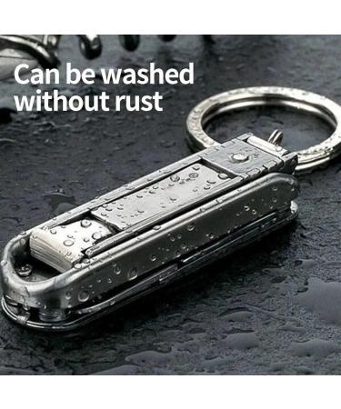 Nail Clippers Portable Multifunctional Fingernail Cutting Folding Single Nail Clippers with Scissors Keychain Household (Color : Six in One) - Buy Online on GoSupps.com