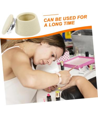 minkissy Dappen Dish Japanese Manicure Brush Cup Manicure Supplies Nail Art Supplies Dish for Acrylic Nails Acrylic Nail Supplies Japanese-style Nail Brush Bracket Plate Cup Ceramic Pot - Buy Online on GoSupps.com