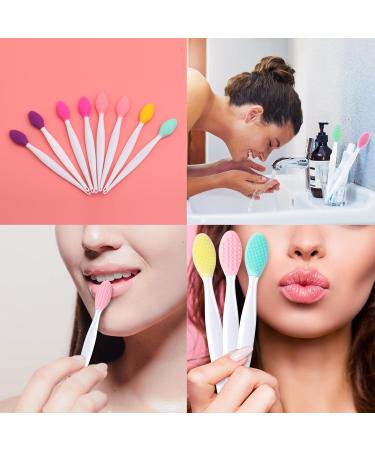 ZISHAN 14 pcs Lip Scrub Brush Double-Sided Lip Brush Lip Exfoliating Brush Soft Lip Lcrubber for Dark Lips for Men Women Girls Smoother Fuller Lip Appearance - Buy Online on GoSupps.com