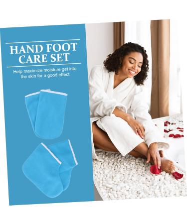minkissy 3 Sets paraffin wax foot cover paraffin accessories wax bath hand cover Wax Bath Treatment Wax Warmer Hand Foot Liners and bag wax gloves wax socks Work heater comfortable - Buy Online on GoSupps.com
