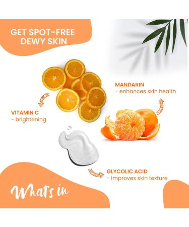 Nutriglow Advanced Organics Vitamin C Lightening Face Wash for Tan Removal Brightening Skin | All Skin Type Face Wash - 100Gm - Buy Online on GoSupps.com