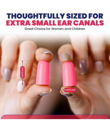 50 Pair Extra Small Foam Earplugs for Kids & Adults - Disposable Noise Cancelling Ear Plugs for Sleep & Hearing Protection - Buy Online on GoSupps.com