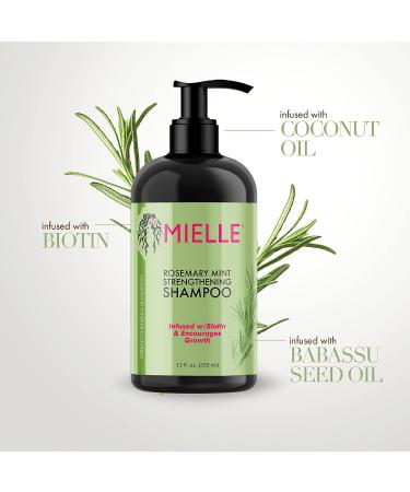 Mielle Organics Rosemary Mint Strengthening Shampoo and Conditioner with Biotin - Buy Online on GoSupps.com