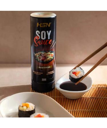  HSN Soy Sauce - 0% Fat 100% Flavour - by HSN | 350g 35 doses per serving | Low Sugar & Calorie | Minimal Additive Use | Drip C - Buy Online on GoSupps.com