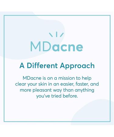 MDacne Hydrating Facial Cleanser with 0.5% Micronized Salicylic Acid - Plant-Based Acne Treatment for Clear Skin, Pore Unclogging, and Redness Relief - Buy Online on GoSupps.com