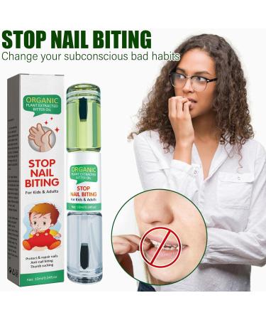  Dous Stop Nails Polish Bitter Nail Water - No Bite Nail Polish - Natural Anti-Nail-Chewing Nail Polish - Prevents Thumb Sucking and Stops Nail Biting - 10ml - Buy Online on GoSupps.com