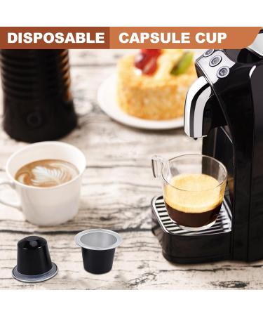 I269106 50Sets Refillable Coffee Capsules Cup Disposable Coffee Capsules Packaging Cafe Supplies For Black - Buy Online on GoSupps.com