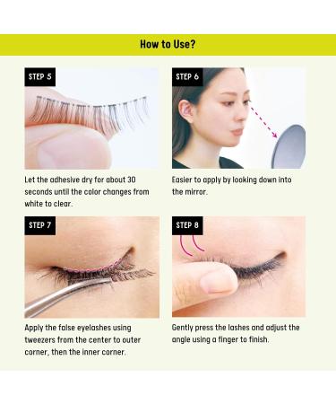False Eyelashes - Lashever Natural Series | Japanese Fake Eyelashes Long-Lasting Reusable Comfortable & Lightweight - 2 Pairs Natural 105 Black - Buy Online on GoSupps.com
