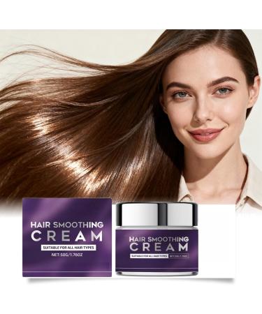BRVLY Hair smoothing and smoothing cream conditioner for curly and dry damaged Frizzy Control care products keratin smoothing care serum for frizzy hair for women 1 - Buy Online on GoSupps.com