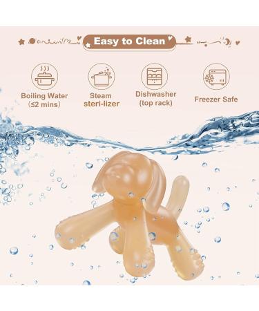 HMMY Baby Teething Toys for Babies 0-12 Months - Soft Silicone Baby Chew Teether for Infants, Toddlers - Unisex Birthday Gift - Buy Online on GoSupps.com