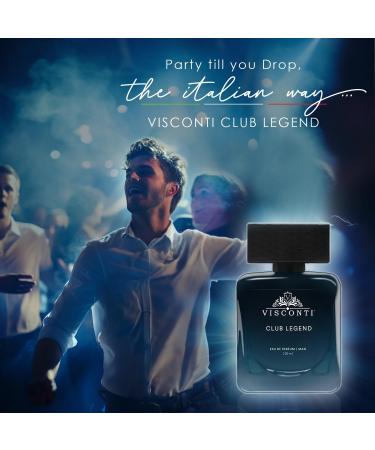 Visconties Club Legend Perfume For Men Eau De Parfum Woody & Spicy Fragrance With Floral Pepper Patchouli Mandarin & Musk with Long Lasting Luxury Perfumes For Party 3.38 fl Oz. - Buy Online on GoSupps.com